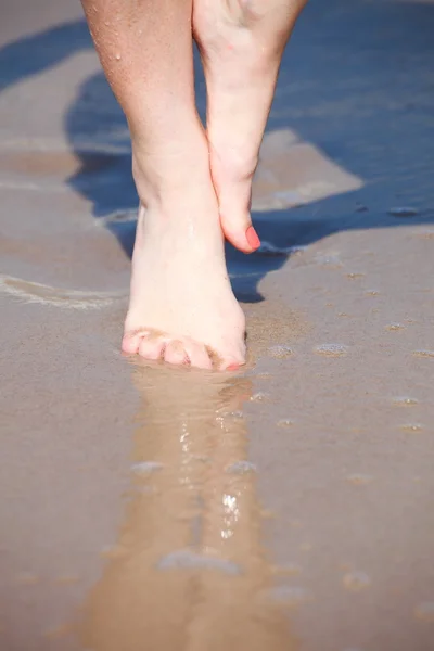 Nice legs in water — Stock Photo, Image