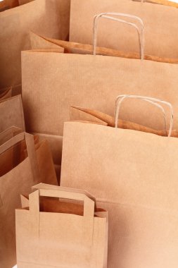 kahverengi Hediyelik çanta arka plan alışveriş