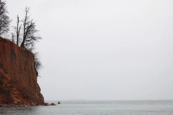 Hösten klippa i orlowo, gdynia Polen — Stockfoto