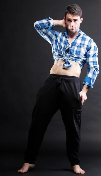 Elegante joven adulto hip hop masculino — Foto de Stock