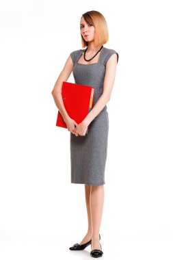 zarif gri elbiseli güzel şık kadın