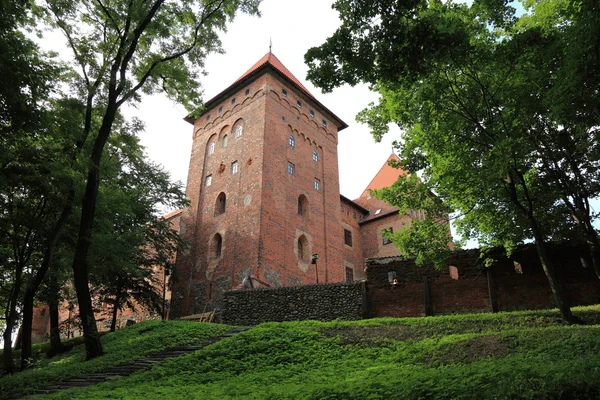 폴란드 옛 성 nidzica — 스톡 사진