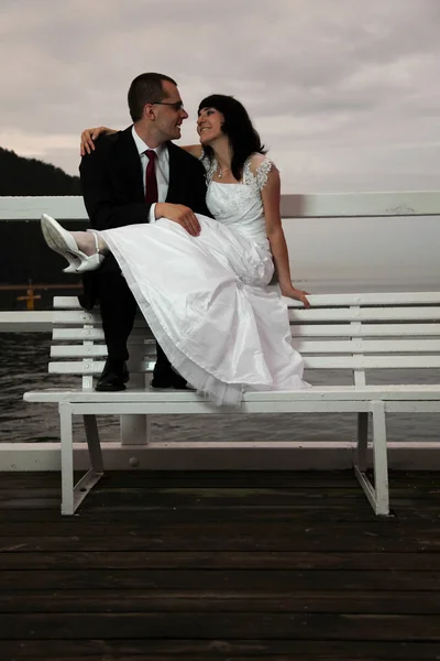 Bride and groom — Stock Photo, Image