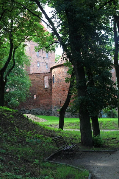 Polonia viejo castillo Nidzica — Foto de Stock