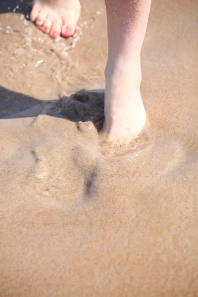 Belle gambe in acqua — Foto Stock