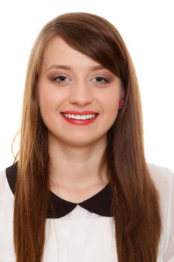genç kadın mutlu kız Koleji Öğrenci portresi