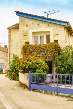Fransa 'nın Coulon kasabası, Deux Sevres, Yeni Aquitaine bölgesi.