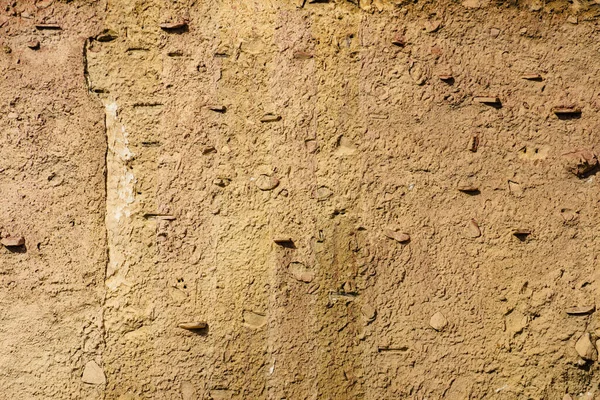 古い粘土の家の壁の詳細 Chorrillo映画の場所 アンダルシアのシエラ アルムラ — ストック写真