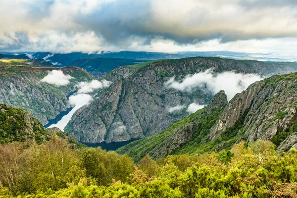 Paisaje Montaña Cañón Del Río Sil Parada Sil Galicia España — Foto de Stock