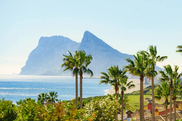 Gibraltar Rock Territorio Británico Ultramar Costa Española Atracción Turística —  Fotos de Stock