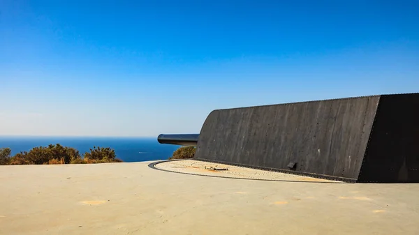 Sitio Turístico Battery Castillitos España Cartagena Cabo Tinoso Cañón Militar —  Fotos de Stock