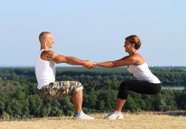 Fitness a jóga — Stock fotografie