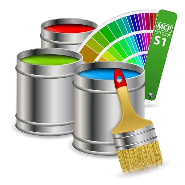 Paint Concept — Stock Vector