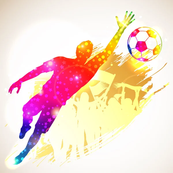 Soccer Goalkeeper — Stock Vector