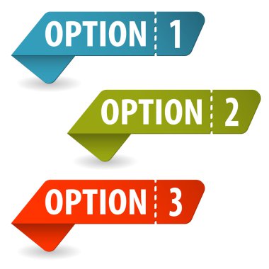 Collect Option Signs clipart