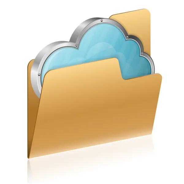 Cloud computing-concept — Stockvector