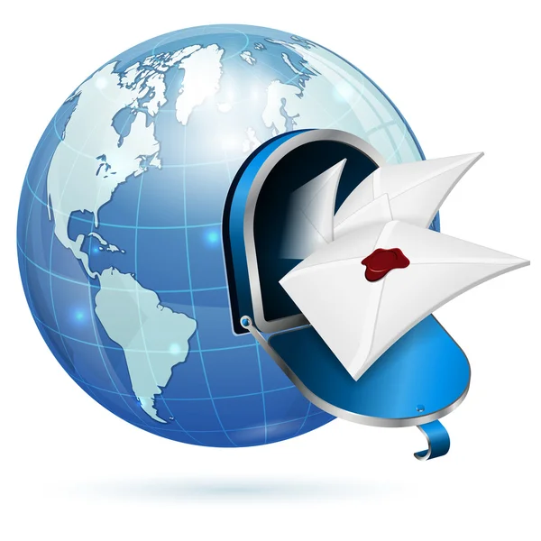 Концепція електронної пошти — стоковий вектор