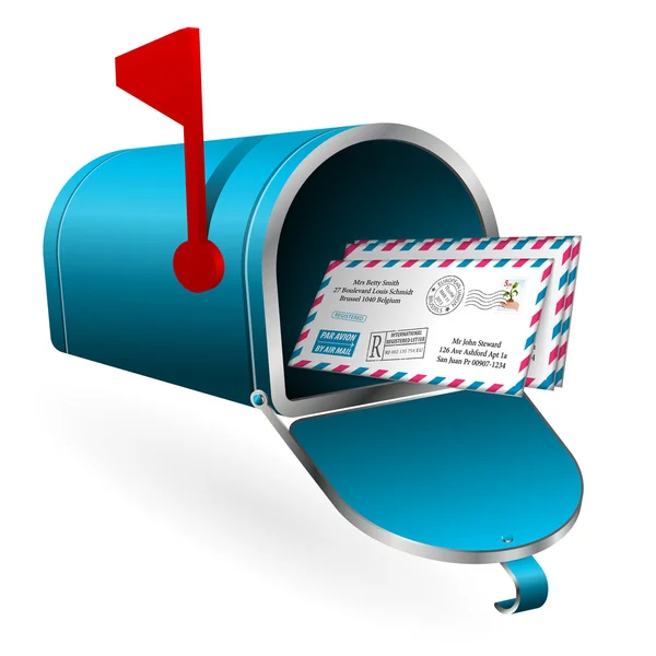 Mail und E-Mail-Konzept — Stockvektor