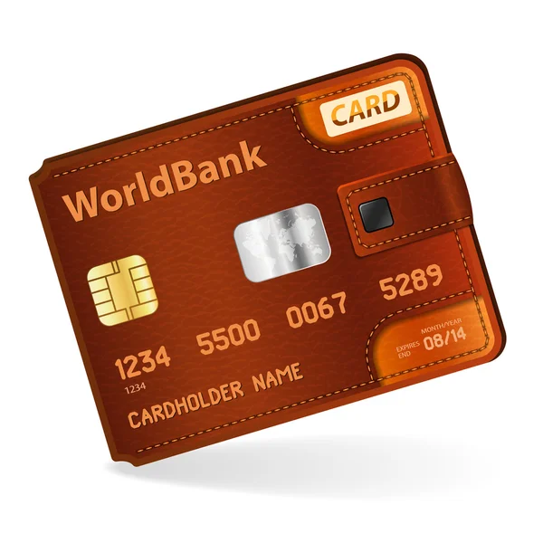 Koncepcja karty kredytowej — Wektor stockowy