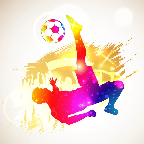 Joueur de football — Image vectorielle