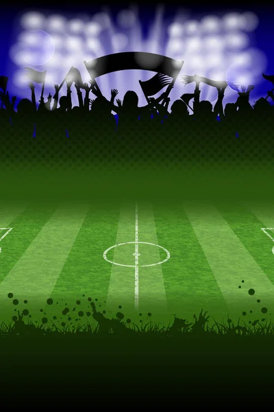 Affiche de football — Image vectorielle