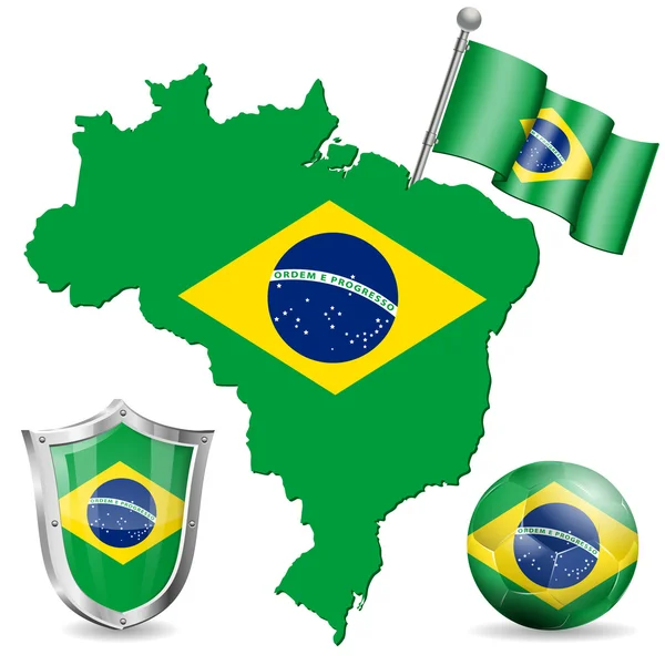 Braziliaanse symbool — Stockvector