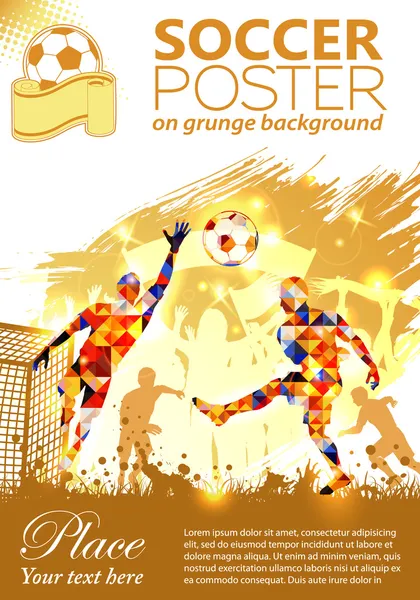 足球海报 — 图库矢量图片