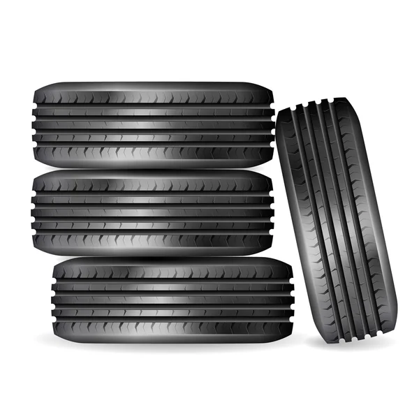 Tires — Stock Vector