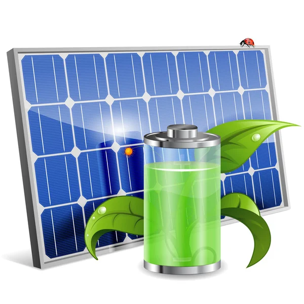Solar Panel — Stock Vector