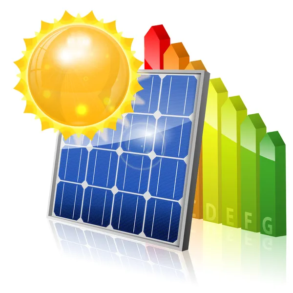 Solar Panel — Stock Vector