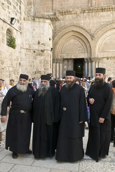 Monaci ortodossi russi — Foto Stock