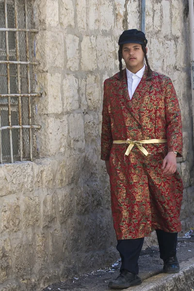 Purim in Mea Shearim — Stock Photo, Image