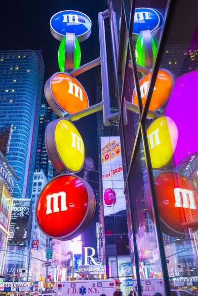 M & m světa new york — Stock fotografie