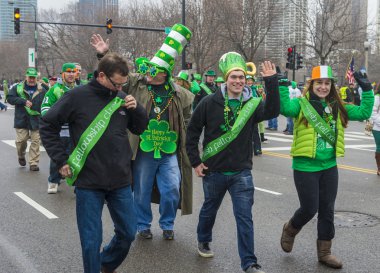 Chicago Saint Patrick geçit töreni