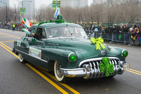 Chicago Saint Patrick parade — Stock Photo, Image