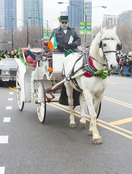 Desfile Chicago Saint Patrick — Fotografia de Stock