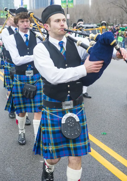 Chicago Saint Patrick parade — Stock Photo, Image