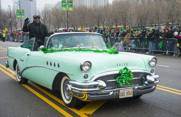 Chicago Saint Patrick parade — Stockfoto