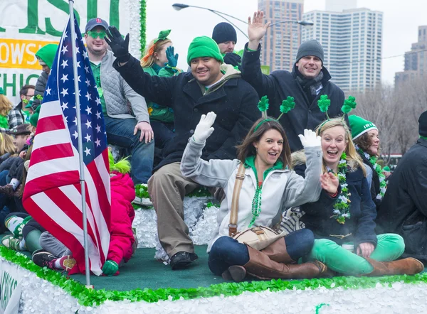 Chicago Saint Patrick Parade — Stockfoto