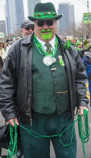 シカゴの聖者パトリックのパレード — ストック写真