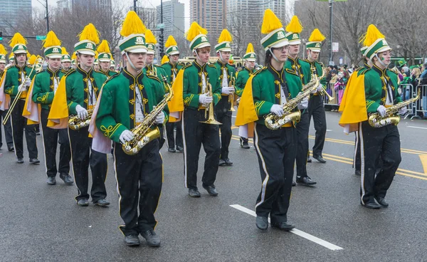 Chicago Saint Patrick parade — Stock Photo, Image