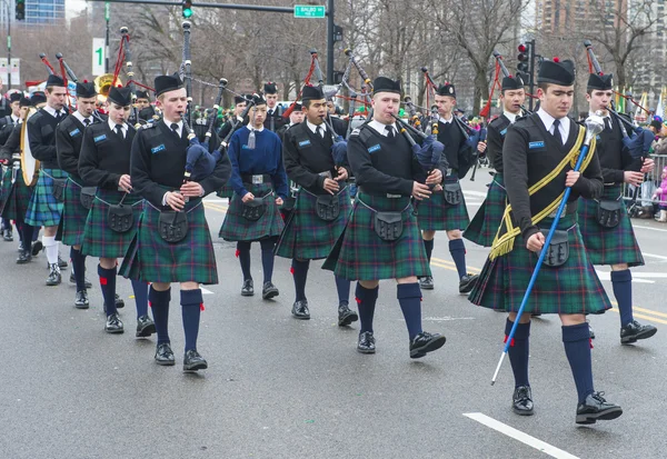 Chicago saint patrick parada — Zdjęcie stockowe