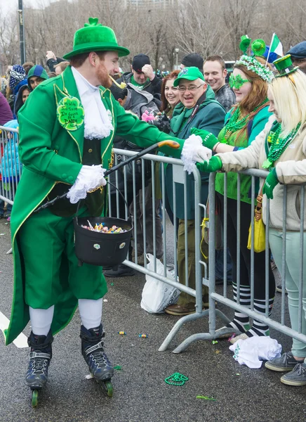 Desfile Chicago Saint Patrick — Fotografia de Stock