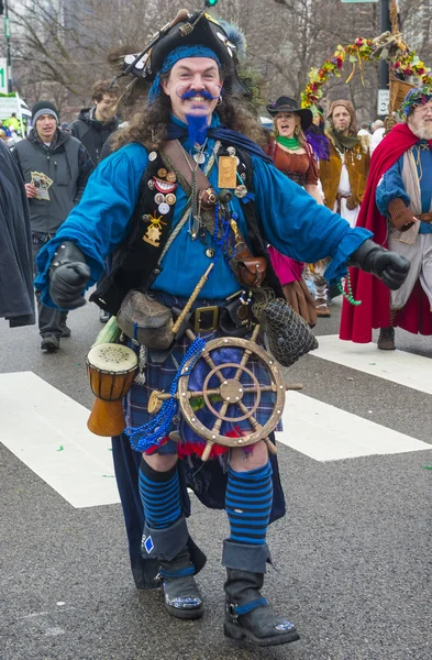 Chicago Saint Patrick geçit töreni — Stok fotoğraf