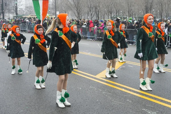 Chicago Saint Patrick parade — Stockfoto