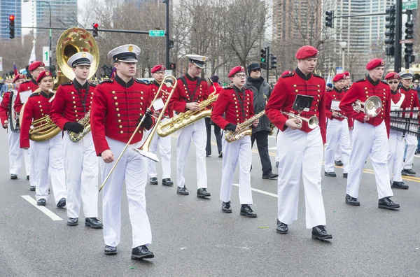 Chicago Saint Patrick parade — Stock Photo, Image