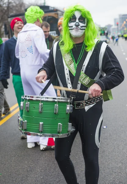 Chicago Saint Patrick parade — Stock fotografie