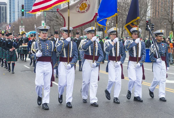 Chicago Saint Patrick parade — Stockfoto