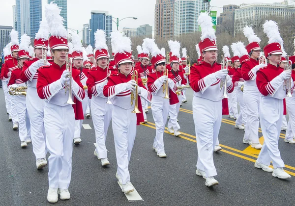 Chicago Saint Patrick parade — Stockfoto