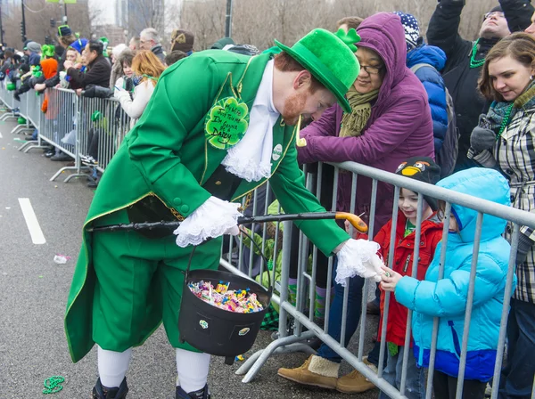 Chicago Saint Patrick parade — Stock Photo, Image